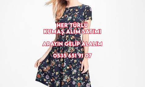 Kısa kollu Elbise Kumaşı Alan