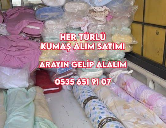 Numunelik top kumaş alanlar