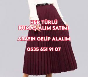 Toptan etek kumaşı alımı satımı yapılır