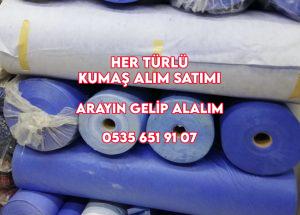 Döşemelik kumaş ve giyimlik kumaş alımı satımı yapılır