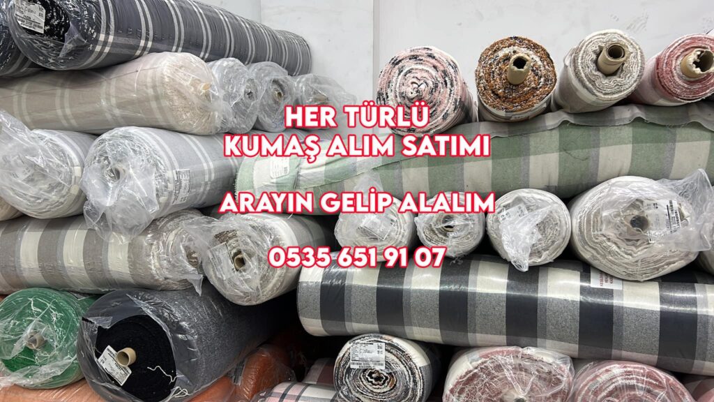 Pamuk Karışımlı Kumaş Alınır 05356519107
